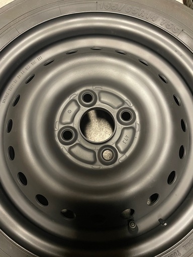 ノーマルタイヤ　155/65R14 4本セット純正ホンダホイール付き