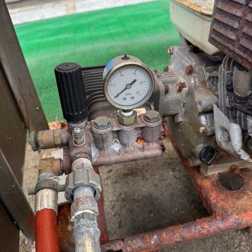 【動作確認済み】エンジン式高圧洗浄機　※難あり