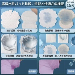 【新品未使用】脇汗パッド 40枚(20組) 使い捨て 汗取りパッド  男女兼用 貼付簡単 抗菌防臭 脇汗対策 暑さ対策 の画像