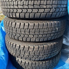 冬タイヤホイール付き　155 65R 14　2020年製の画像