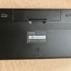 エレコム製Bluetooth パンタグラフキーボードTK-FBP052シリーズ
の画像