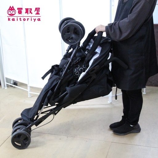【加東市のリサショより出品】2人乗りベビーカー　DUOシティHOP キンダーワゴン　日本育児 