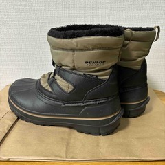スノーブーツ　L(26~26.5cm) ダンロップ　すね下の方　冬用の画像