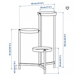 IKEA　プラントスタンドの画像