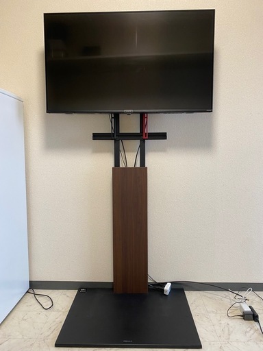 【美品】アイリスオーヤマ 43型4Kテレビ＋テレビ台セット（半年使用）