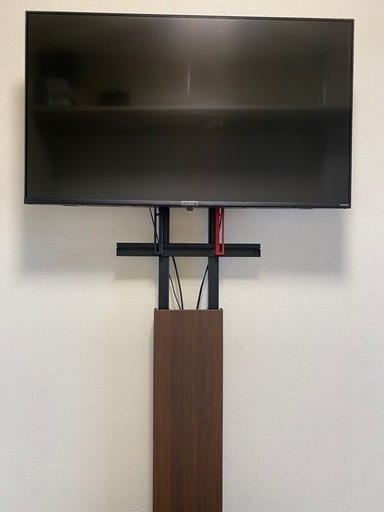 【美品】アイリスオーヤマ 43型4Kテレビ＋テレビ台セット（半年使用）