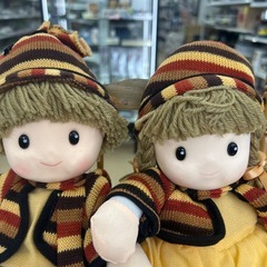 【ドリーム池田店♪ジモティ割対象】 ロッキングペアドール 昭和レトロ 人形         【51305】の画像