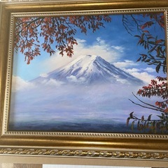 富士の額絵(未使用）の画像