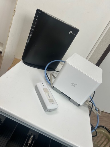 【店舗用フルセット】レシートプリンター＋キャッシュドロア＋Wi-Fiルーター