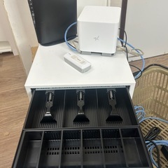 【店舗用フルセット】レシートプリンター＋キャッシュドロア＋Wi-Fiルーターの画像