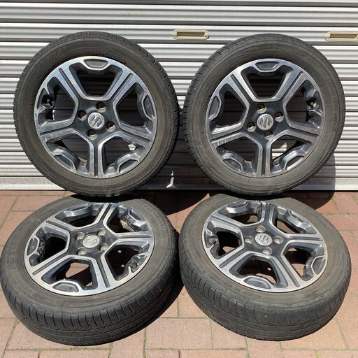 ☆SUZUKI ハスラー 純正 アルミホイール 4本セット 165/60R15 2018年製 TOYO TRANPATH mpZ 夏タ