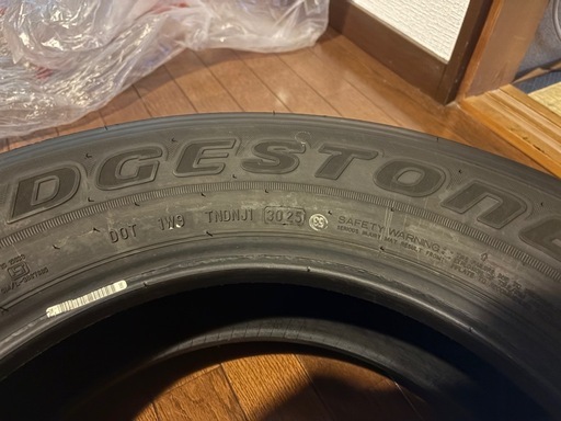 ジムニーノマド純正タイヤBRIDGESTONE 196/80R15 4本セット(ほぼ未使用)