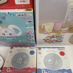 すみっコぐらし　プレート　皿　ぷちきゅあ　ランチボックス　ハチワレ　まとめ売りの画像