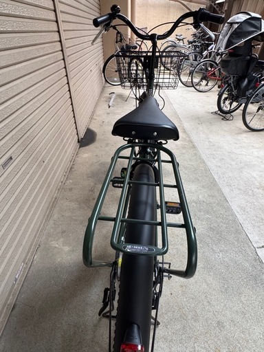 【決まりました】27.5インチ カーキ シティサイクル／保証付き（2028年7月まで）