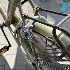 自転車、ママチャリの画像