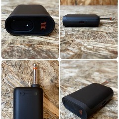 C(034071) ワイヤレスマイク 2本セット レシーバー1個 バッテリー内蔵 ジェービーエル JBL PartyBox Wireless Mic 中古の画像