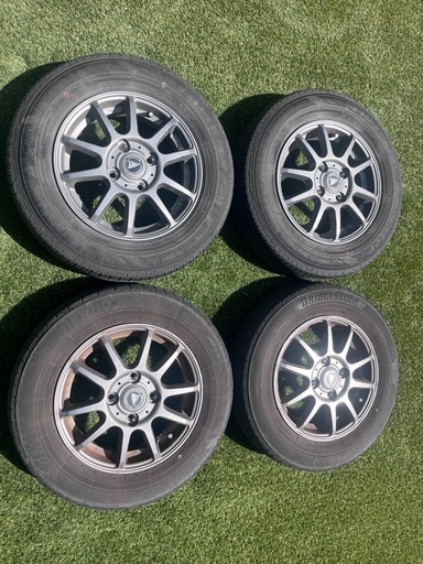 軽自動車用 夏タイヤ 145/80R13 ホイール付き 4本セット ブリヂストン ダンロップ