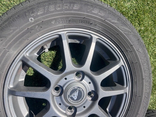 軽自動車用 夏タイヤ 145/80R13 ホイール付き 4本セット ブリヂストン ダンロップ