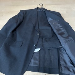 夏用 黒 メンズスーツ上下セットです4の画像