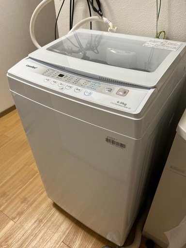 CAC06EW60 縦型洗濯機 6.0kg ホワイト