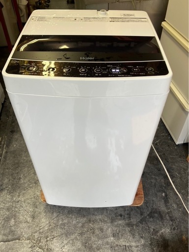 【中古】大阪引取限定　Haier ハイアール 全自動洗濯機 JW-C55D 5.5kg　2021年製（KSE1F175)