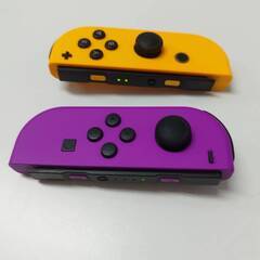 【良品】Nintendo Switch Joy-Con/ネオンパープル・オレンジ/コントローラーの画像