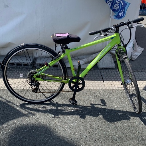 Ｄ964　★限定特価　整備済み★ブリヂストン　ロココ★ 中古自転車 【　27インチ　グリーン　 】 ブリヂストンサイクル クロスバイク 自転車TB1（ティービーワン）27