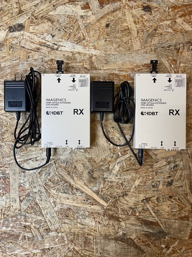 C(034072) イメージニクス CRO-HE25RX HDMI CAT5e/6 2個セット 送受信器 エクステンダー IMAGEN