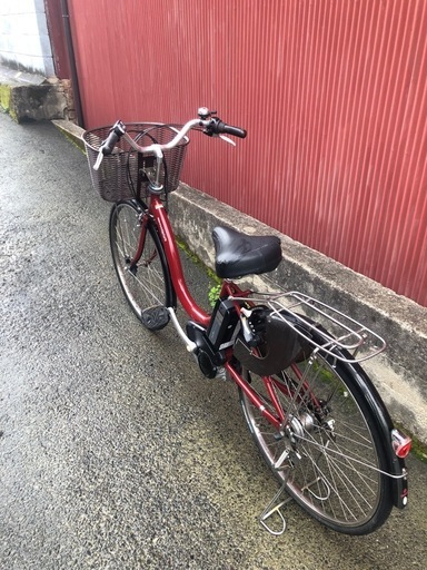 【京都発】京の楽チャリ　電動アシスト自転車　ヤマハ　ナチュラ　26インチ