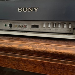 【動作確認◎★18年前のレトロテレビ★】SONY Trinitron トリニトロン 25型　ブラウン管 カラーテレビの画像