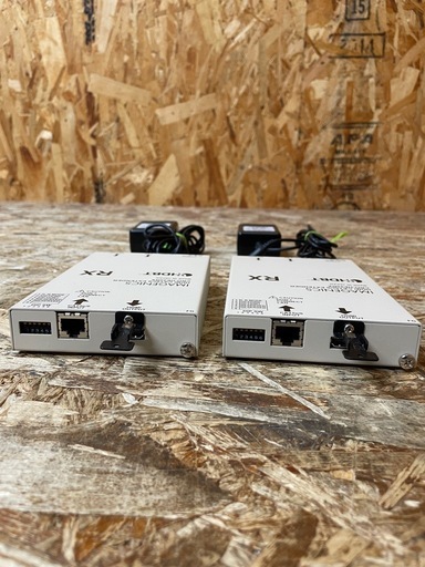 C(034073) イメージニクス CRO-HE25RX HDMI CAT5e/6 2個セット 送受信器 エクステンダー