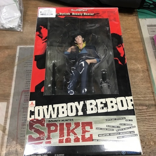 ジャングルジャングル貝塚店　COWBOY BEBOP スパイク・スピーゲル　フィギュア　未開封品　サンライズ　貝塚市　岸和田市　泉佐野