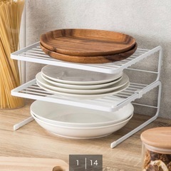 ニトリ　2段プレートラック　FLAT　の画像
