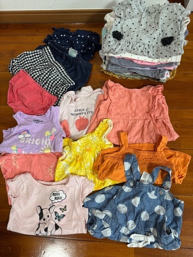海外女の子ベビー服70〜80 100着まとめ売り