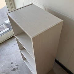 「決定済み」カラーボックス　白　収納の画像