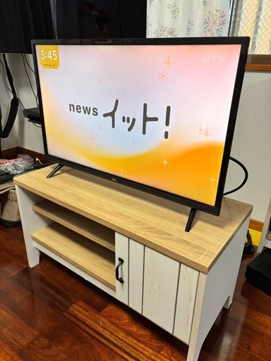 テレビ 32型TCL製スマートTV＋TVボード