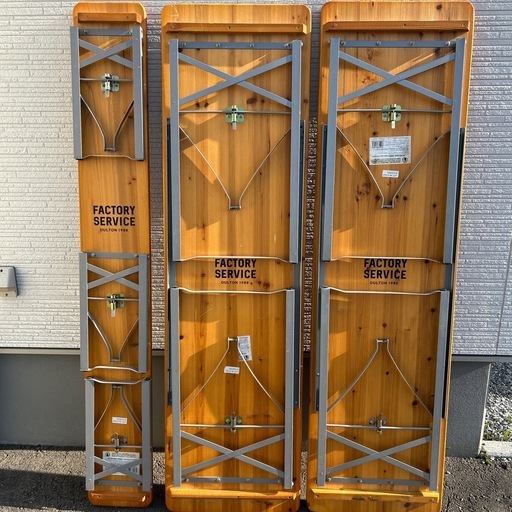 値下げ]DULTON ダルトン ビアテーブル×2&ベンチ 180 折り畳み可