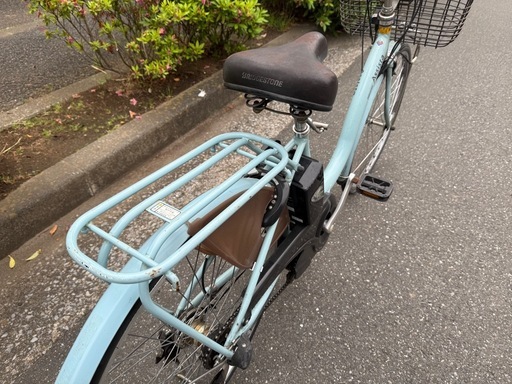 【東京都手渡し】中古美品　ブリジストン電動アシスト自転車 アシスタDX26インチ プレシャスベージュ色　大容量15.4Ahバッテリー2個付き！ 中古電動自転車 ブリヂストン アシスタ DX ピンク 26インチ YX118 – e