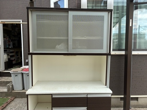 値下げしました。　ニトリ　食器棚　オマケ付き