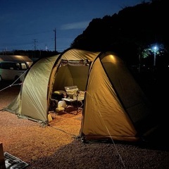 【中古】フォーシーズントンネル 2ルームテント 【限定カラー】の画像