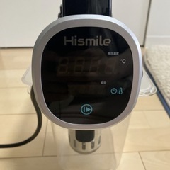 低温調理器 Hismileと専用容器の画像