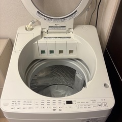 （お話し中
）全自動洗濯機 洗濯8.0kg 自動投入 4連タンク ホワイト　TCW-80A01-Wの画像