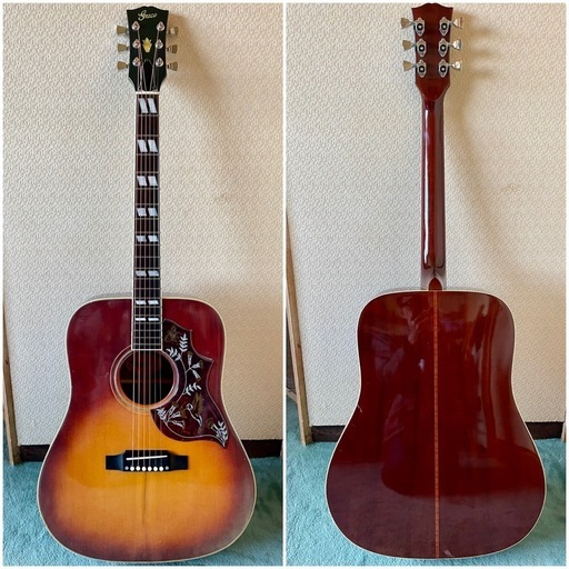 値下げ！　グレコハミングバード Greco 305 トップ単板　国産ビンテージ　アコースティックギター　フジゲン