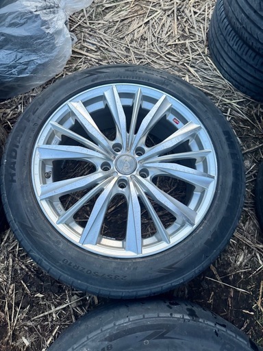 ウェッズ レオニス VX 18インチアルミホイール 18×8J+42  235/50R18 2021年製造 アルファード、ヴェルファイ