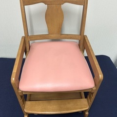 5/8　カリモク karimoku 学習椅子 デスクチェア ピンクの画像