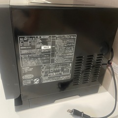 SHARP オーブンレンジ 2023年製 RE-WF183-B ブラック 美品の画像