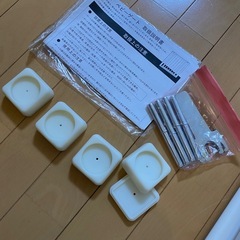ベビーゲート2個セット　壁保護クッション付きの画像
