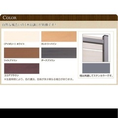 プランター付きフェンス(ベンチにもなります)の画像