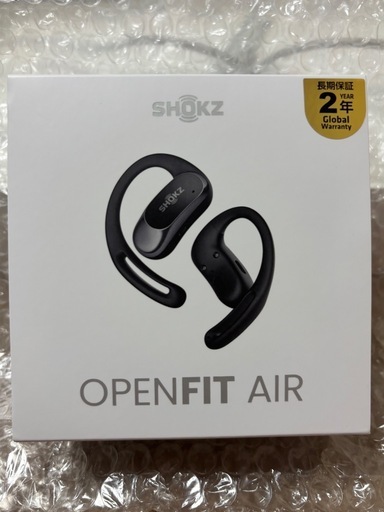 Shokz OpenFit Air  新品未使用保証有 SHOKZ (ショックス) ワイヤレスイヤホン T511 OpenFit Air ホワイト 