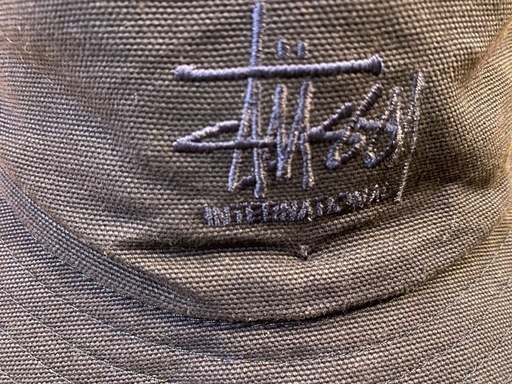 【廃盤】アメリカ製 Stüssy&Carhartt バケットハット　コラボ